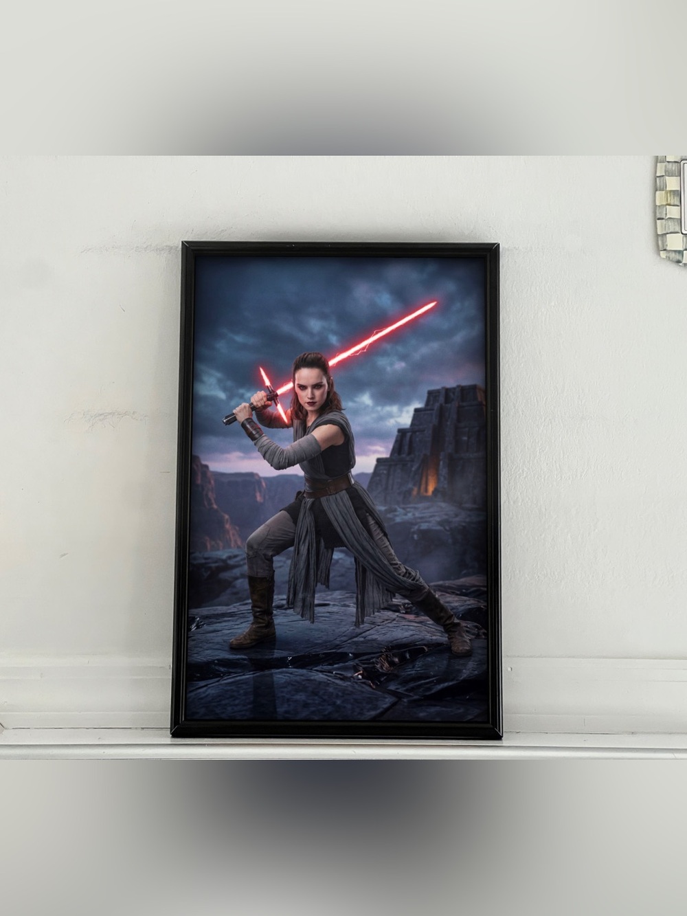 Star Wars Rey Skywalker the Force Awakens Art Poster